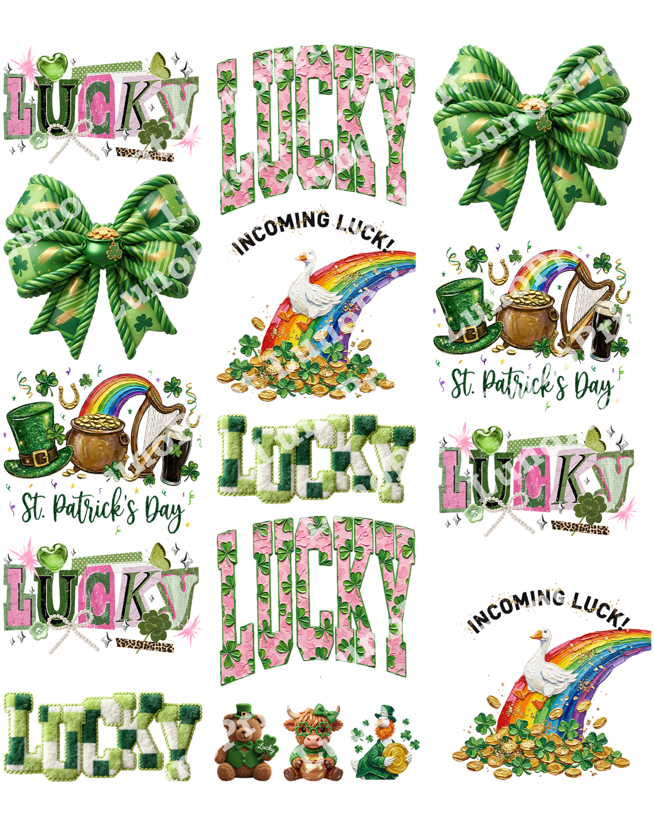 St. Patrick's Day DTF Gang Sheet