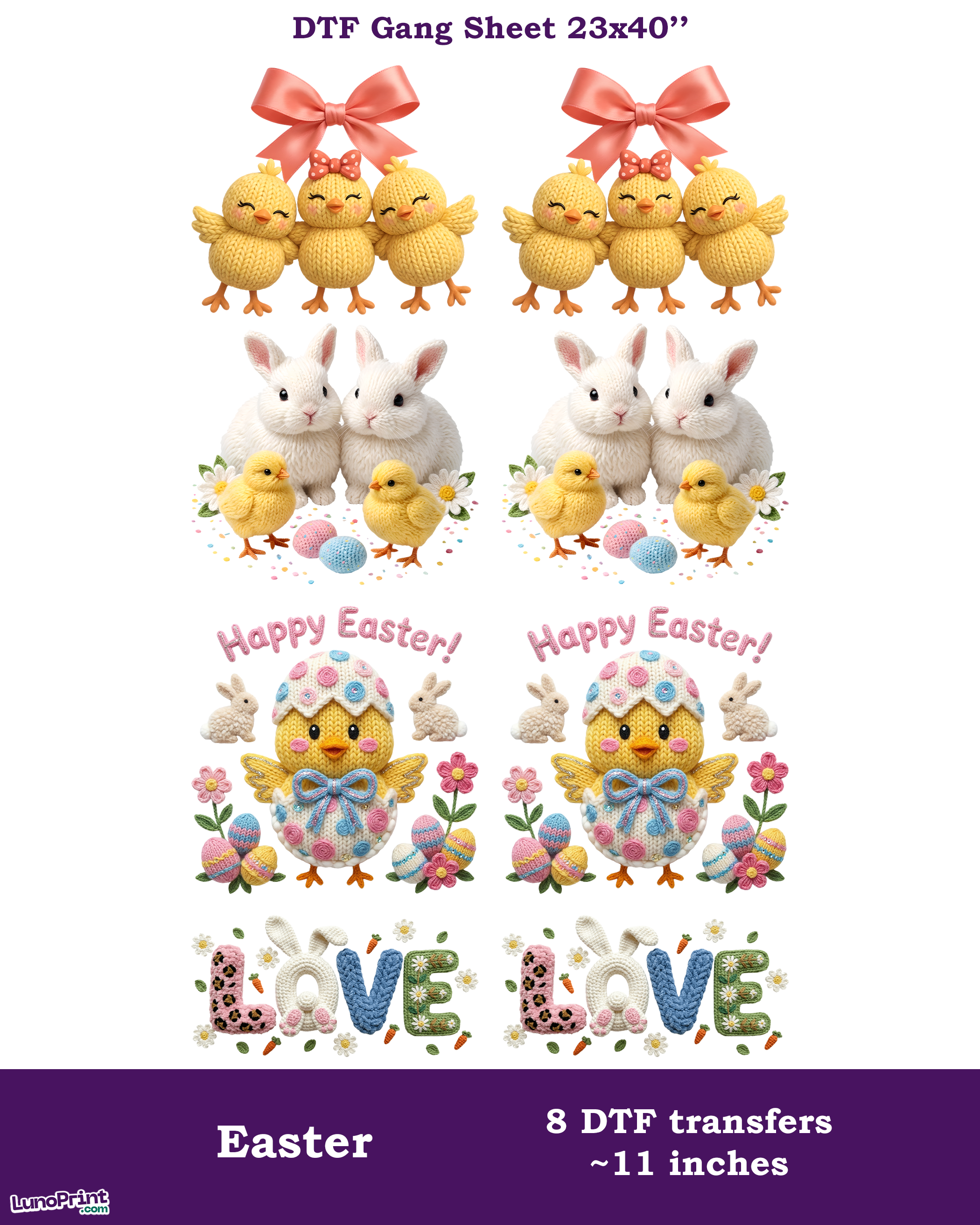 Easter DTF Gang Sheet