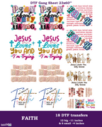 Faith DTF Gang Sheet