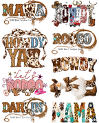 Western DTF Gang Sheet
