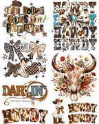 Western DTF Gang Sheet