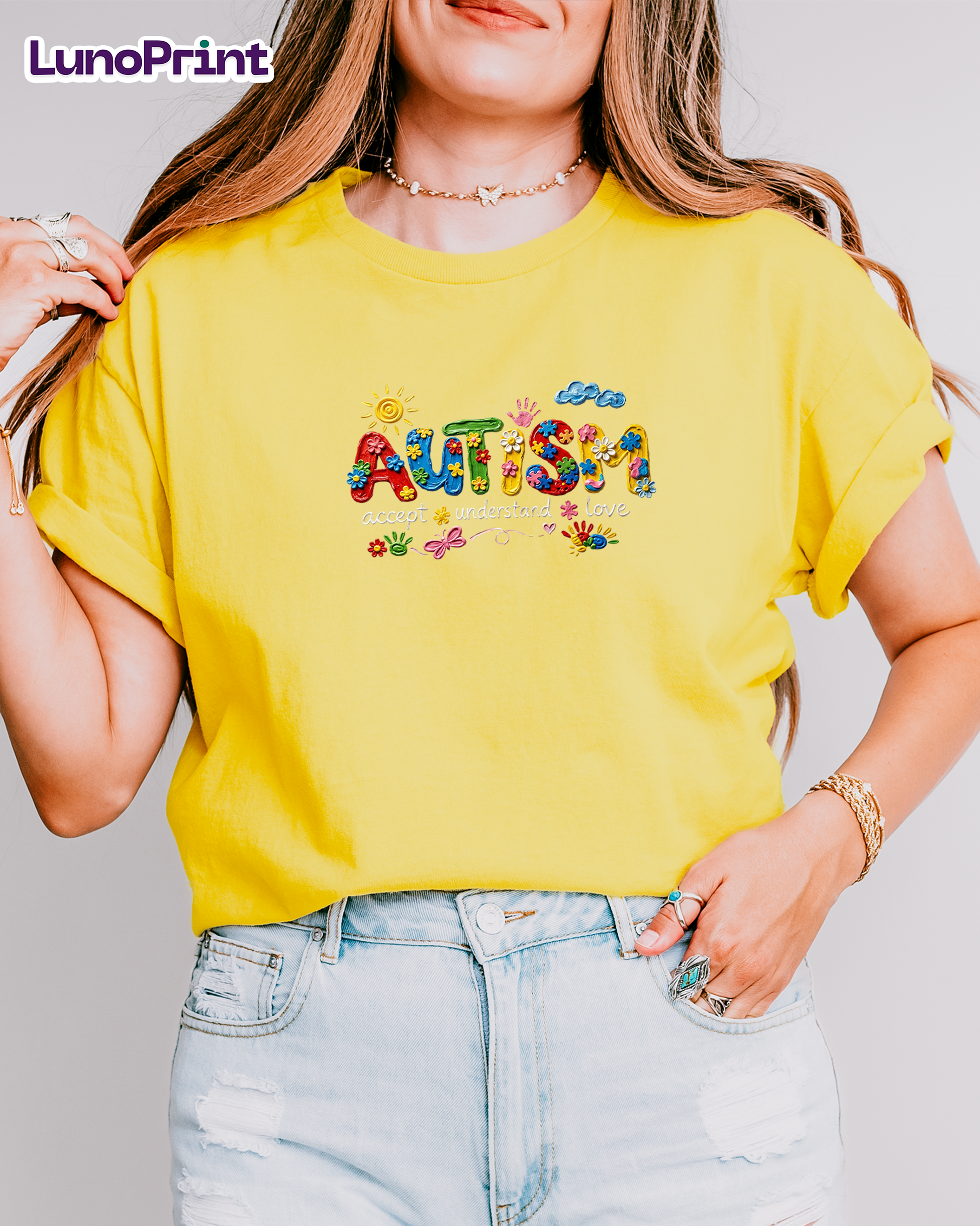 Autism Awareness DTF Gang Sheet for Kids