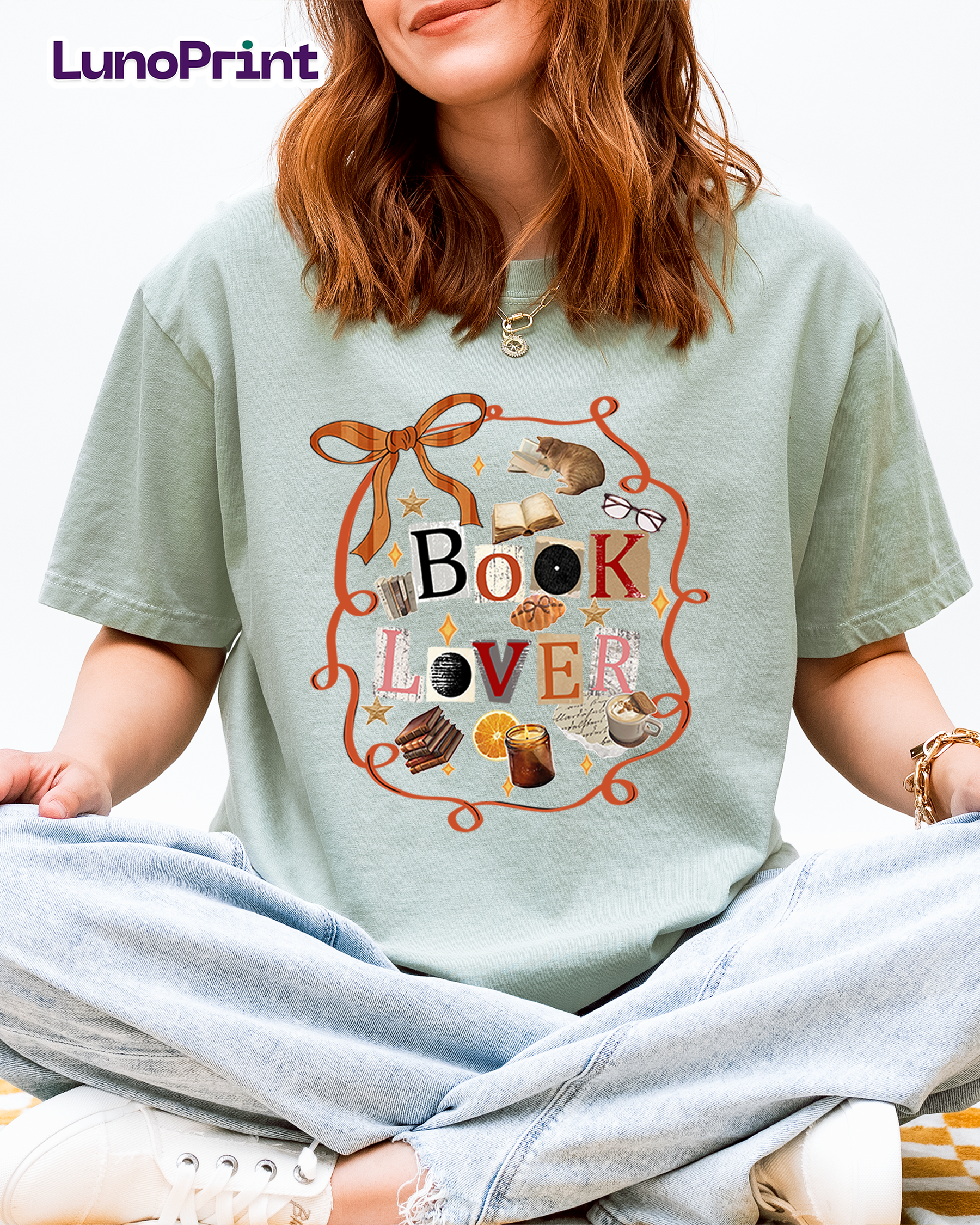 Book lovers DTF Gang Sheet