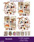 Book lovers DTF Gang Sheet