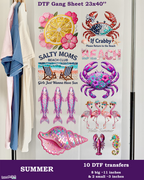 Faux Rhinestone Summer DTF Gang Sheet
