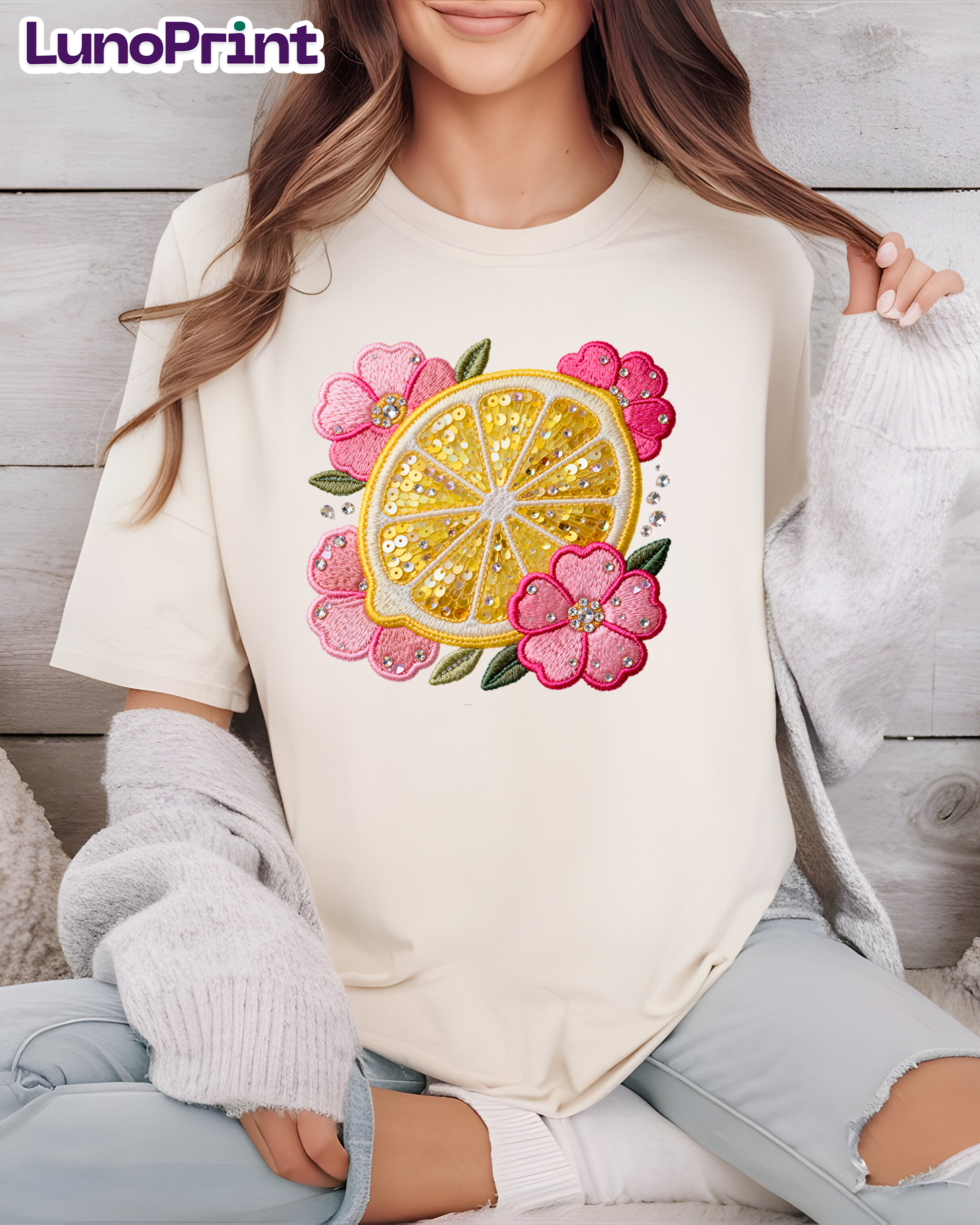 Faux Rhinestone Summer DTF Gang Sheet