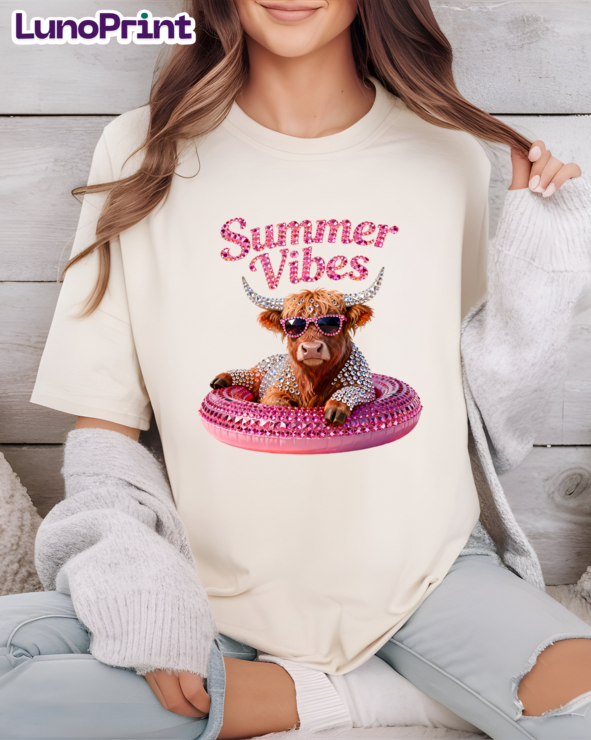 Faux Rhinestone Summer DTF Gang Sheet