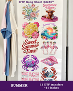 Faux Rhinestone Summer DTF Gang Sheet