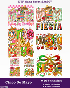 Cinco De Mayo DTF Gang Sheet