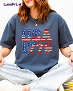 Faux Rhinestone USA DTF Gang Sheet