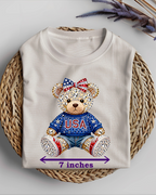 Faux Rhinestone USA DTF Gang Sheet for Kids