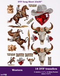 Western DTF Gang Sheet