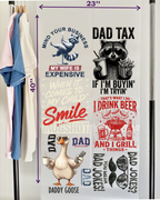 Husband & Dad DTF Gang Sheet