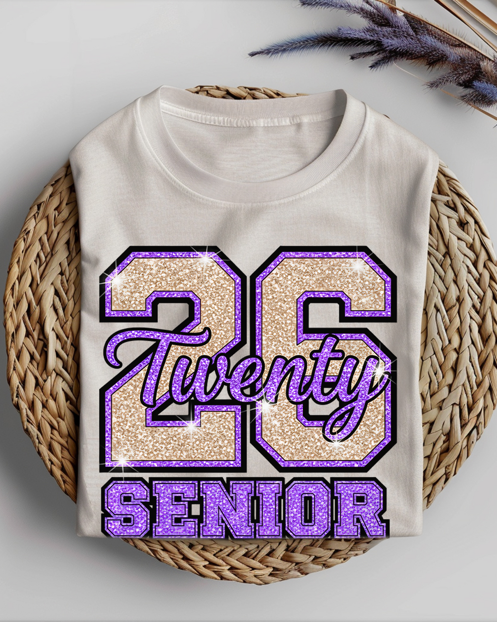 Senior 2026 DTF Gang Sheet. Ready To Press Heat Transfers