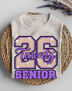 Senior 2026 DTF Gang Sheet. Ready To Press Heat Transfers