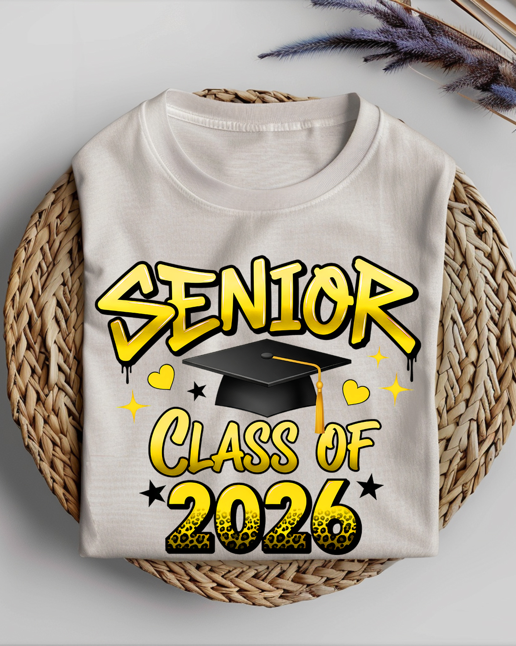 Senior 2026 DTF Gang Sheet. Ready To Press Heat Transfers