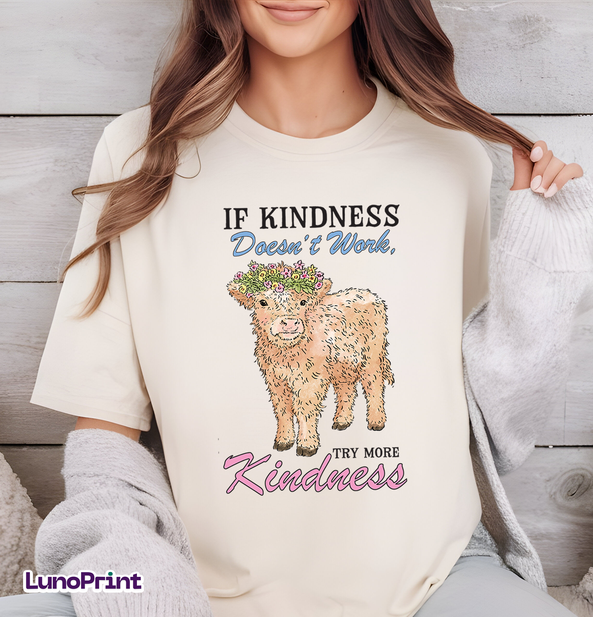 Spring Kindness DTF Gang Sheet, 23x40 in. Motivational Heat transfers