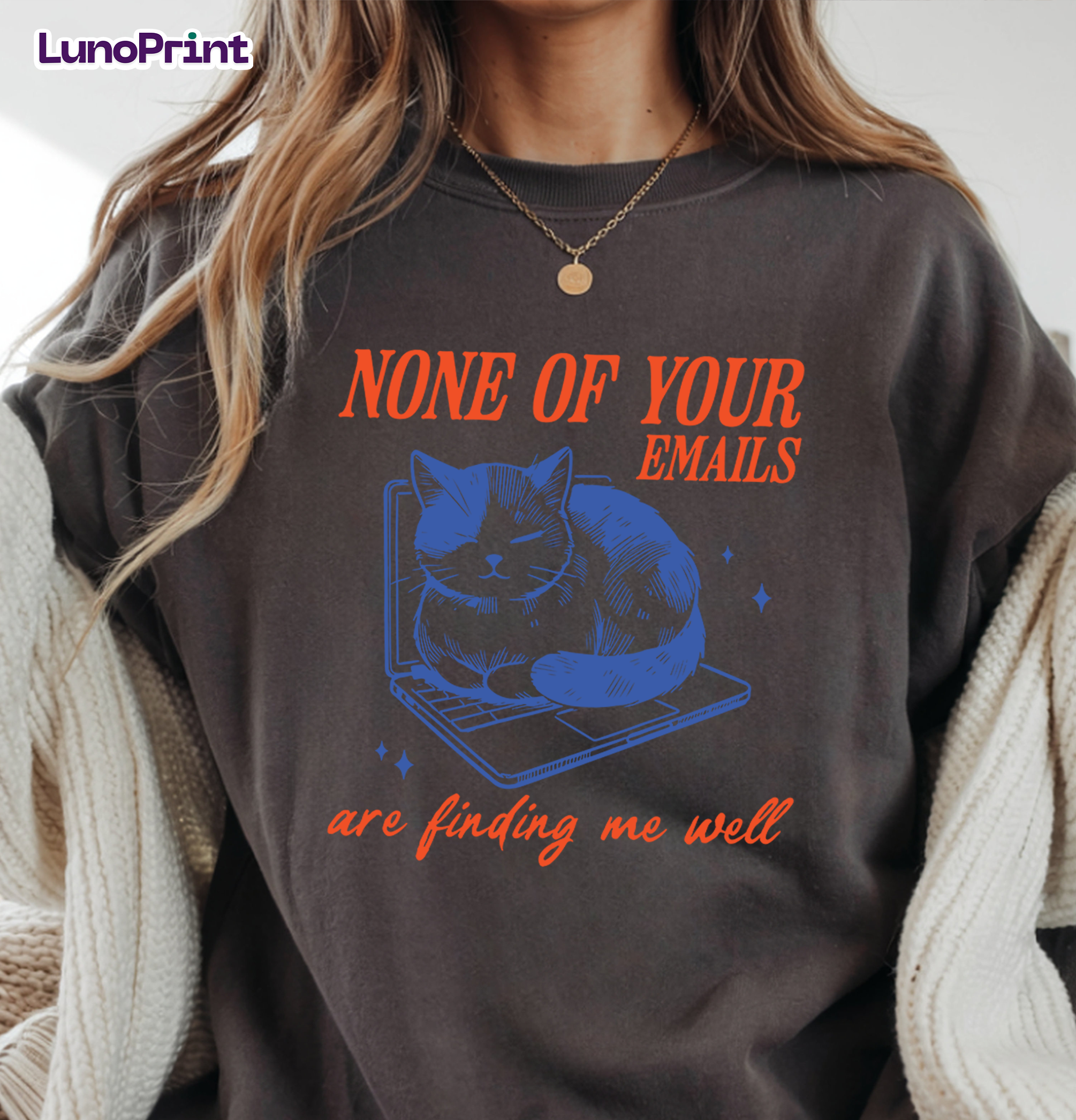 Sarcastic Cat DTF Gang Sheet, 23x40 in. Funny Heat transfers