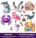 Summer DTF Gang Sheet, 23x40 in. Heat transfers