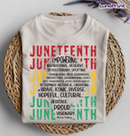 Juneteenth DTF Gang Sheet, 23x40 in. Ready-to-press Heat transfers
