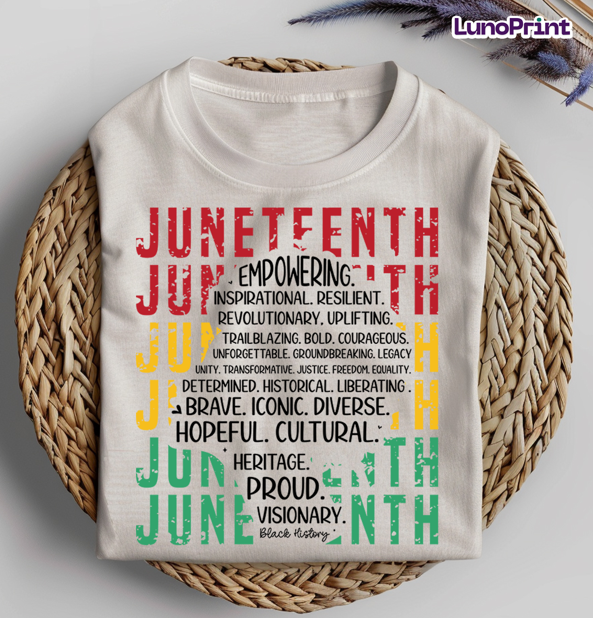 Juneteenth DTF Gang Sheet, 23x40 in. Ready-to-press Heat transfers