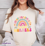 Social Worker DTF Gang Sheet, 23x60 in. Ready to Press Heat transfers