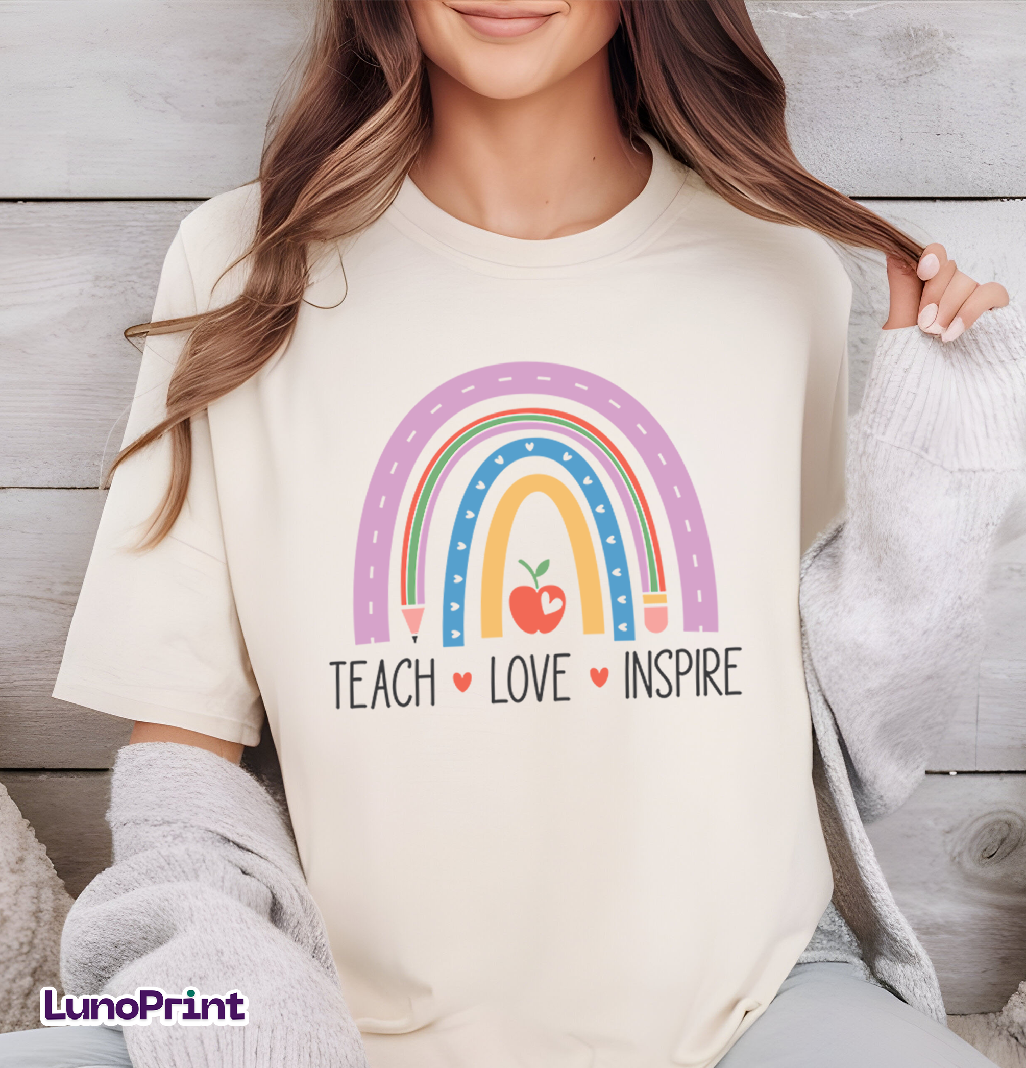 Teacher DTF Gang Sheet, 23x60 in. Ready to Press Heat transfers