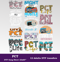 PCT DTF Gang Sheet, 23x60 in. Ready to Press Heat transfers