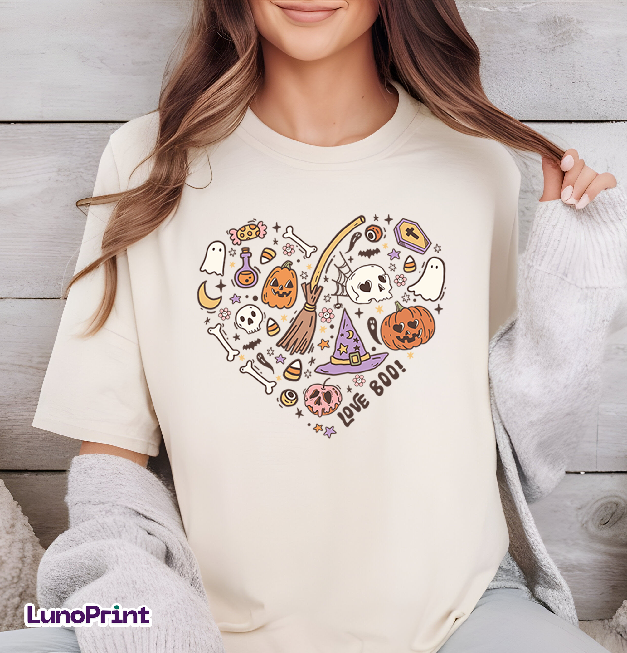 Halloween DTF Gang Sheet, 23x60 in. Ready to Press Spooky Heat transfers