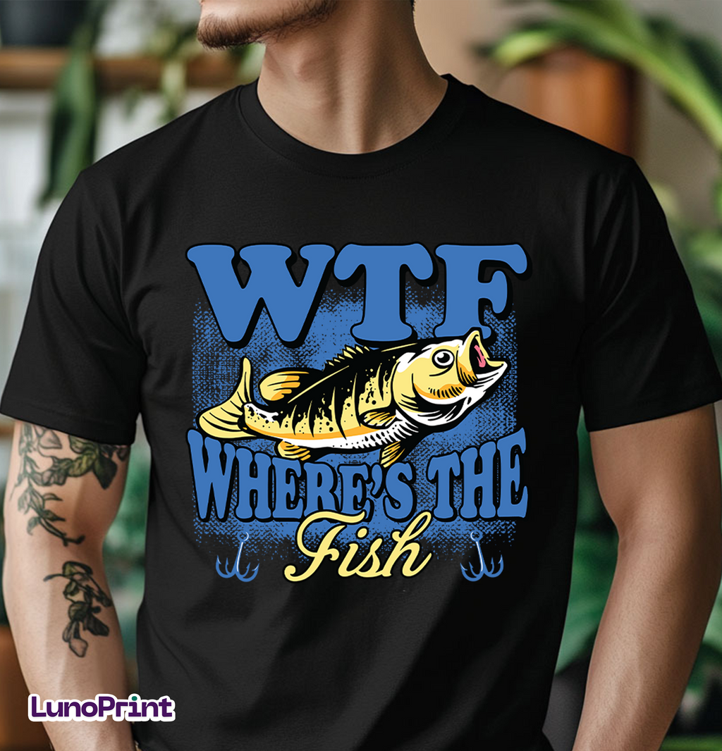 Fishing DTF Gang Sheet, 23x40 in. Ready-to-press Heat transfers