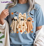 Halloween Ghost DTF Gang Sheet, 23x50 in. Realistic Heat transfers