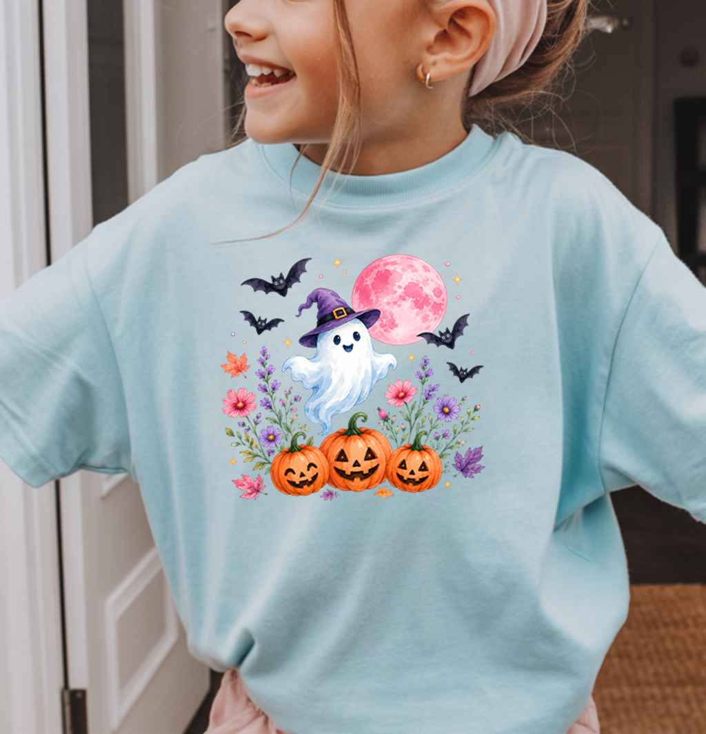 Watercolor Halloween DTF Gang Sheet, 23x50 in. Cute Heat transfers