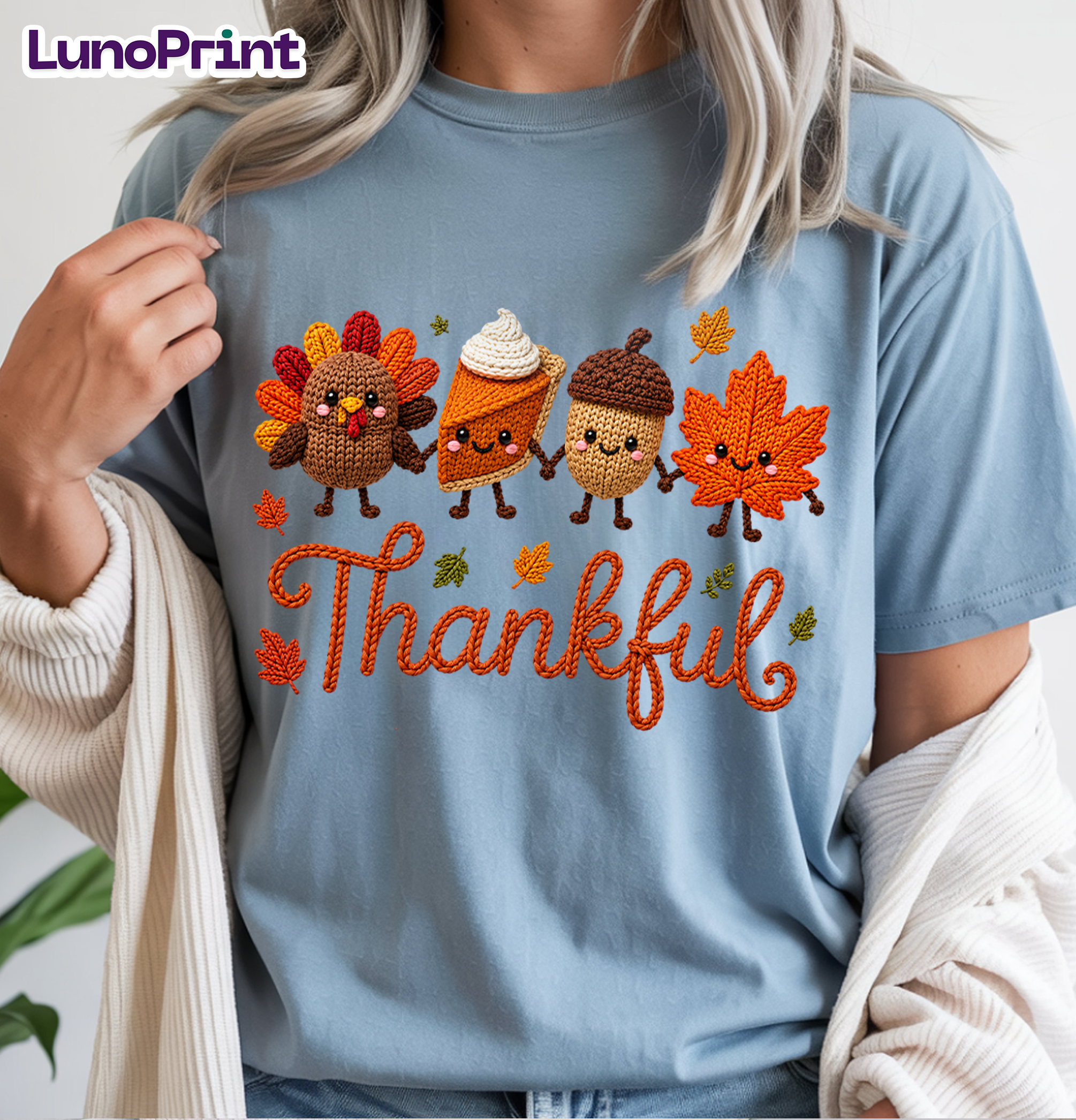 Crochet Fall DTF Gang Sheet, 23x36 in. Ready to Press Heat transfers