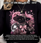 Halftone Glam Halloween DTF Gang Sheet, 23x35 in. Ready to Press Heat transfers