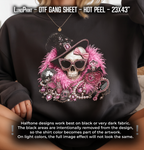 Halftone Glam Halloween DTF Gang Sheet, 23x35 in. Ready to Press Heat transfers