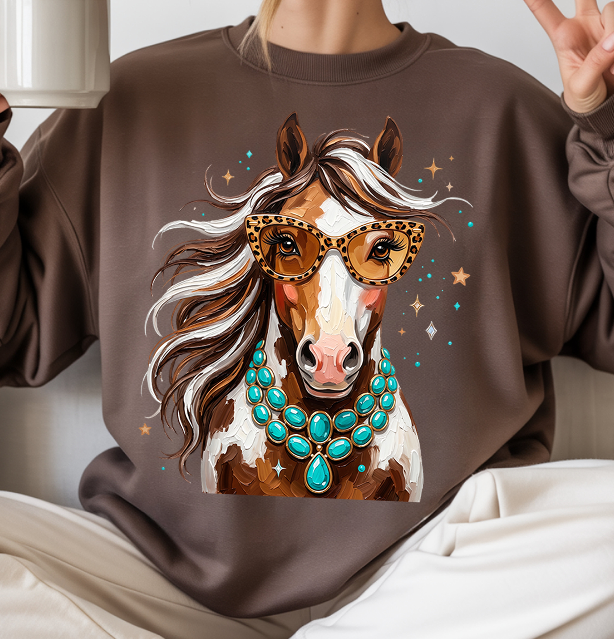 Leopard Western DTF Gang Sheet, 23x47 in. Ready to Press Heat transfers