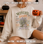 HALFTONE Halloween DTF Gang Sheet 23x40 in. Ready-to-press Heat transfers