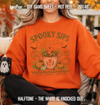 HALFTONE Halloween DTF Gang Sheet 23x40 in. Ready-to-press Heat transfers