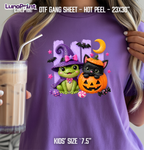 Halloween Friends DTF Gang Sheet 23x30 in. Cute Ready-to-press Heat transfers