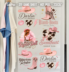 Rodeo Doll  DTF Gang Sheet 23x35 in. Western Ready-to-press Heat transfers