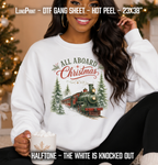 All Aboard DTF Gang Sheet 23x38 in. Christmas Ready-to-press Heat transfers