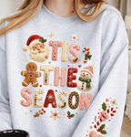 Yarn & Patchwork Christmas (+sleeve prints) DTF Gang Sheet 23x37 in. Ready-to-press Heat transfers (Copy)