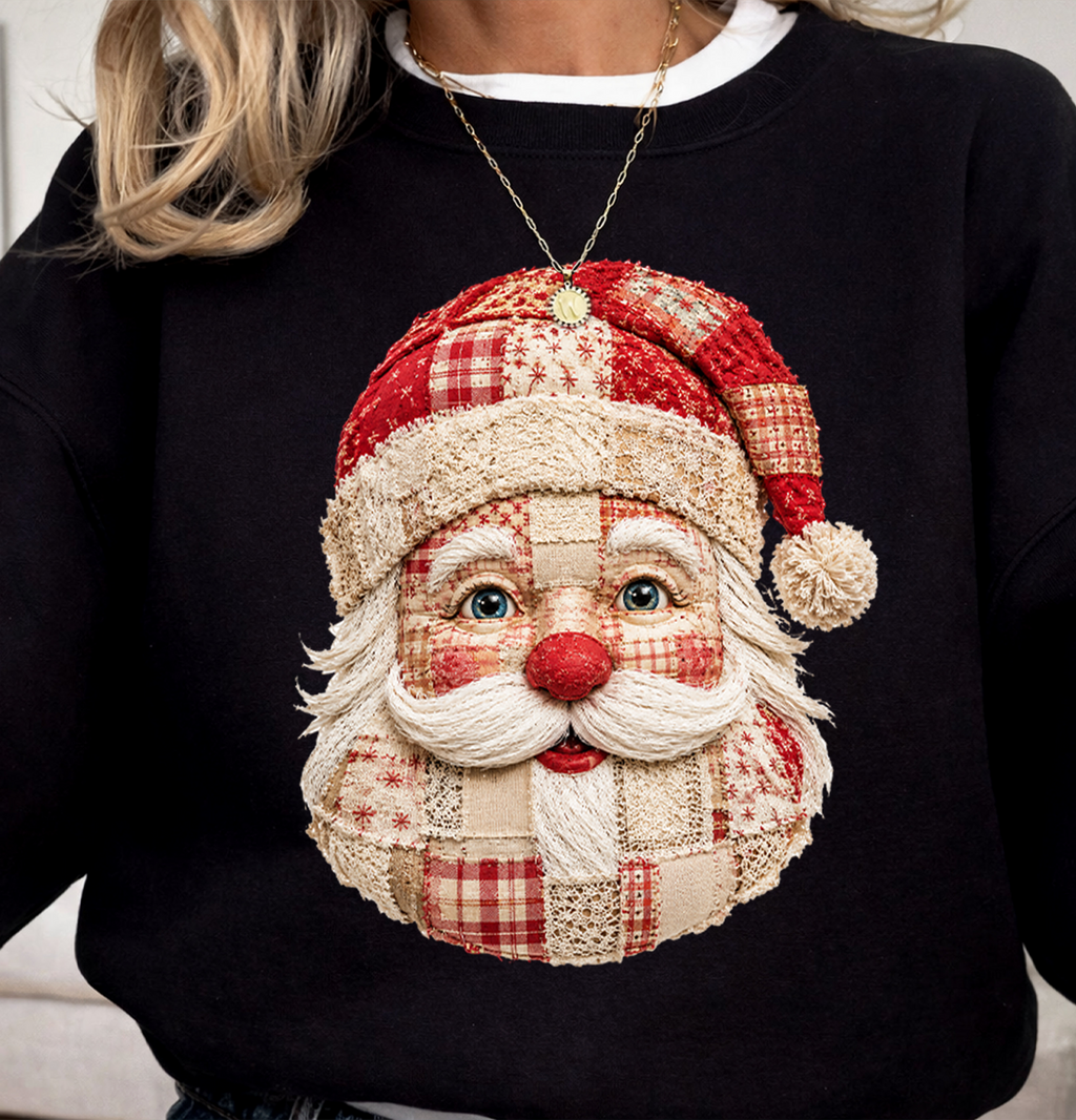 Crochet Christmas DTF Gang Sheet, 23x50 in. Ready-to-Press Heat transfers