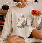 Halloween Ghosts DTF Gang Sheet 23x35 in. Coquette Ready-to-press Heat transfers
