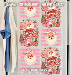 Howdy Christmas - Back & Front designs DTF Gang Sheet 23x41 in. Western Ready-to-press Heat transfers