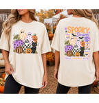 Halloween Town - Back & Front designs DTF Gang Sheet 23x40 in. Spooky Ready-to-press Heat transfers