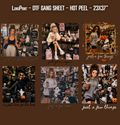Doll Meme Halloween DTF Gang Sheet 23x37 in. Ready-to-press Hot Peel Heat transfers 9276
