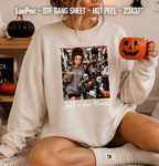 Doll Meme Halloween DTF Gang Sheet 23x37 in. Ready-to-press Hot Peel Heat transfers 9276