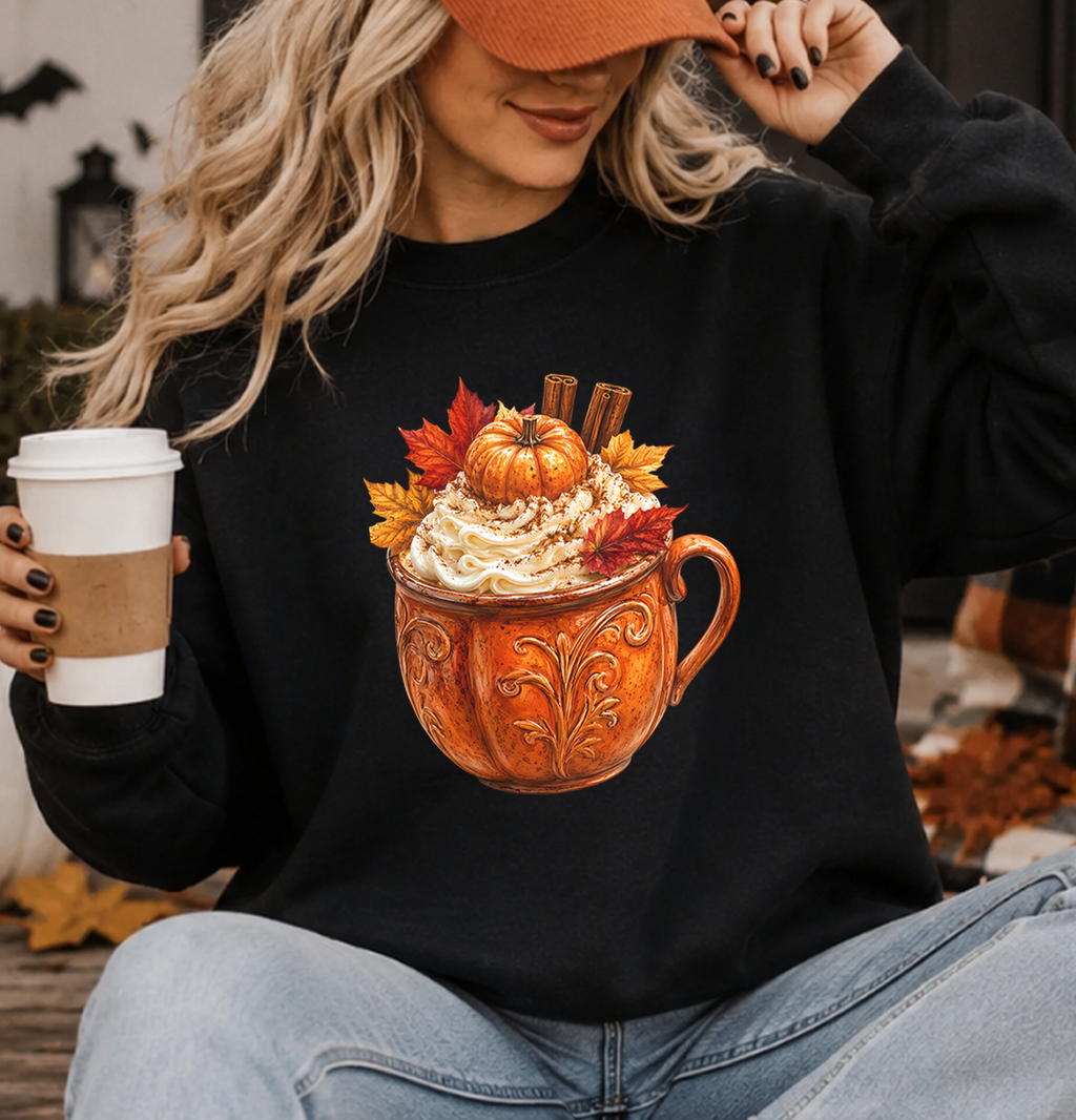 Cozy Season. Cute Fall DTF Gang Sheet 23x50 in. Ready-to-press Hot Peel Heat transfers 9281