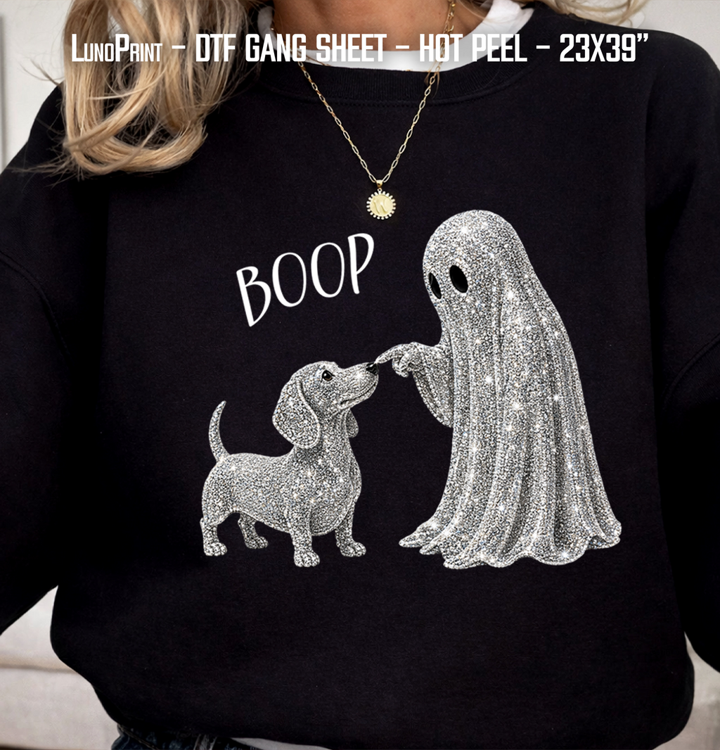 Disco Halloween DTF Gang Sheet 23x39 in. Ready-to-press Hot Peel Heat transfers 9283
